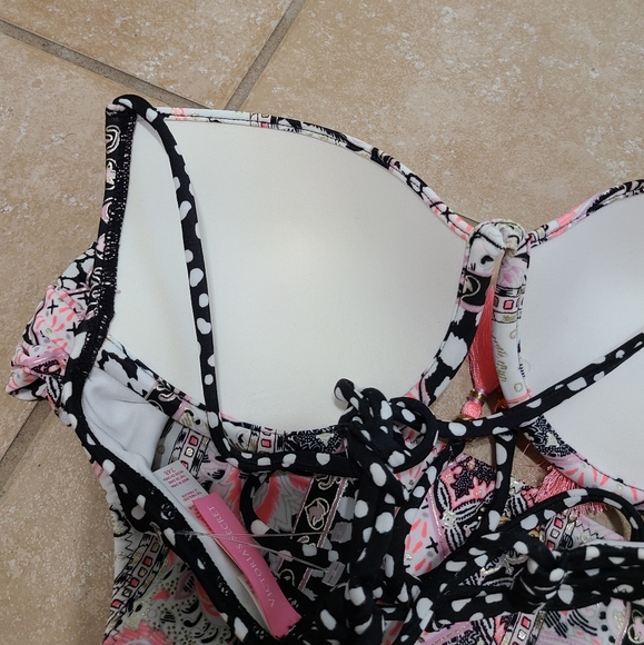 Victoria's Secret Tribal Print Padded Bikini 34B - Picture 4 of 7